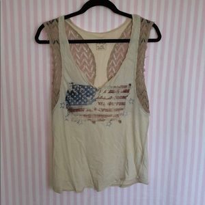 Free People American flag tank